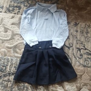 Girls school uniform size 8 (2 items)